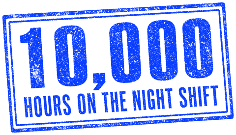 10,000 hours stamp